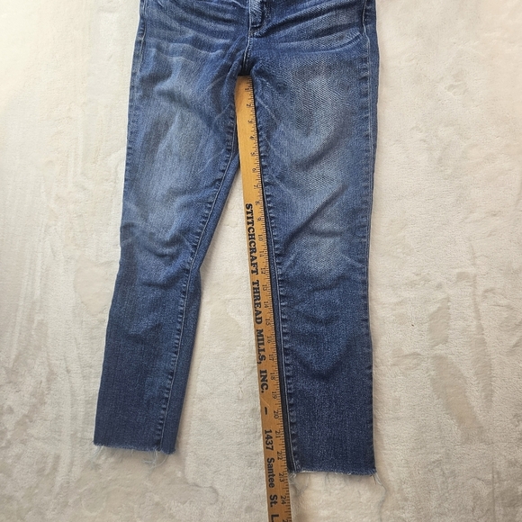 Paige Skyline Skinny crop Jeans Women’s 25 blue Denim Jeans - Picture 4 of 9